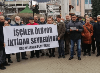 “Güvenli ve güvenceli çalışma hakkımız için sesimizi yükseltiyoruz”