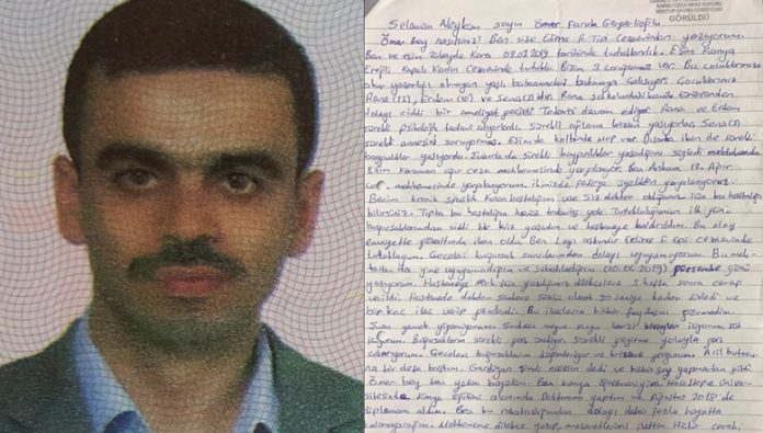 Hüseyin Kara-cezaevinden mektup