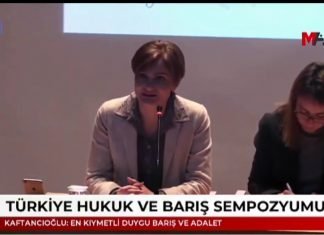 Emek ve Adalet Platformu ‘Türkiye’de hukuk ve barış’ sempozyumu düzenledi.