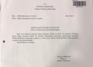 ADALET BAKANI ABDULHAMİT GÜL’ÜN SORULARIMA CEVAPLARI
