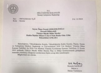 MİLLİ EĞİTİM BAKANI ZİYA SELÇUK’UN SORULARIMA CEVAPLARI