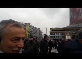 Harbiyeli öğrenci annesi Melek Cetinkaya’nin Herkese adalet için Ankaradan Istanbul’a yapacagı yürüyüşüne destek için Ankara, Guvenpark’tayız