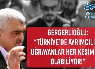ÖFG TV Haber – Gergerlioğlu: Türkiye’de ayrımcılığa uğrayanlar her kesimden olabiliyor