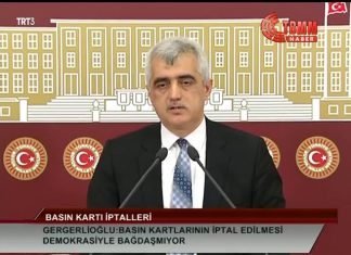 HDP KOCAELİ VEKİLİ ÖMER FARUK GERGERLİOĞLU’NUN AÇIKLAMALARI
