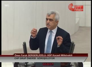 HDP KOCAELİ MV. ÖMER FARUK GERGERLİOĞLU KONUŞUYOR
