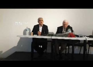Kontrgerillaya karşı inisiyatifin ‘Türkiyenin derin devleti’ panelnde kaçırlma vakalarını konşuyorum