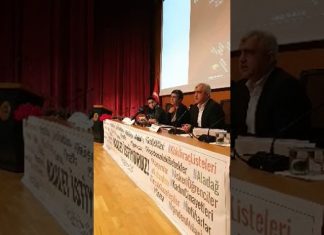 Direnişler meclisinin ‘adalet istiyorum’ panelinde, İstanbul Barosu toplantı salonunda konuşuyorum!