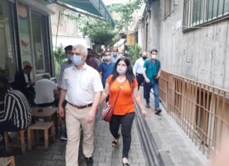Fatih’te kadınlar pazarında lokantalarda, işyerlerinde hep anlattık
