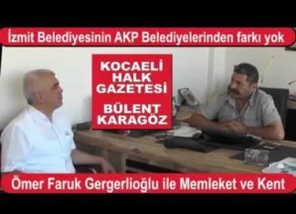 ÖMER FARUK GERGERLİOĞLU İLE MEMLEKET VE KENT