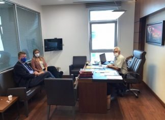 Friedrich Nauman Foundation Türkiye ofisi temsilcisi Sayın Dr. Ronald Meinardus bizi ziyaret etti.