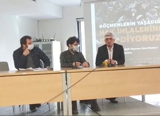 2020 yılı göçmenlerle ilgili yaşanan hak ihlalleri panelinde konuşuyorum