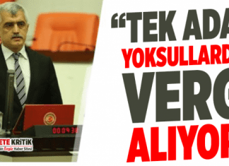 Dr. Ömer Faruk Gergerlioğlu: Tek adam yoksullardan vergi alıyor!