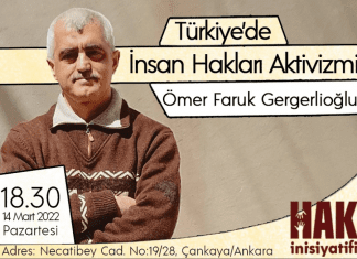Hak İnisiyatifi Derneği dönemin ilk programını Milletvekili Ömer Faruk Gergerlioğlu ile yapıyor