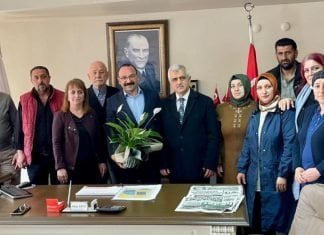 Kocaeli Milletvekili Ömer Faruk Gergerlioğlu Gebze Pazarcılar Odası’nın Yeni Seçilen Yönetimini Ziyaret Etti