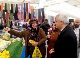 HDP Kocaeli Milletvekili Gergerlioğlu Darıca Pazar Esnafını Ziyaret Etti