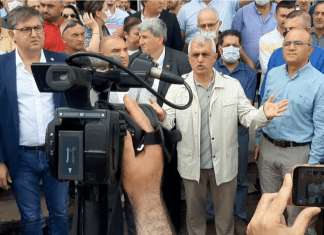 Kocaeli Milletvekili Gergerlioğlu Kartepe’deki haddehane projesine karşın basın açıklaması yaptı