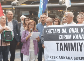 HDP Milletvekili Gergerlioğlu KESK’in “OHAL, Komisyonu, KHKlara Hayır” açıklamasına Katıldı