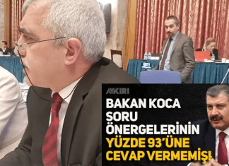 Gergerlioğlu: “Niye soru önergelerimize cevap vermiyorsunuz Sayın Bakan Fahrettin Koca?”