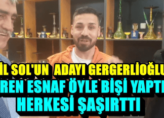 Gergerlioğlu’nu gören esnaf öyle bir şey yaptı ki!
