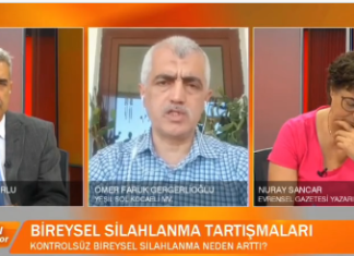 Milletvekili Dr. Ömer Faruk Gergerlioğlu Artı TV’de Bireysel Silahlanma Hakkında Konuştu