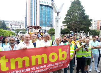 Gergerlioğlu Türk Mühendis ve Mimar Odaları Birliği Kocaeli İl Koordinasyon Kurulu İle Kocaeli Derince TMO Silolarında Yaşanan Patlamaya İlişkin Basın Açıklaması Gerçekleştirdi