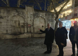 Gergerlioğlu Kocaeli Gebze’de bakımsız bırakılmış tarihi çeşmeyi gündeme getirdi