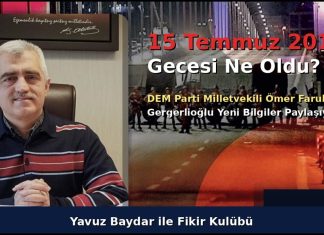 Ömer Faruk Gergerlioğlu: “15 Temmuz’un arkasında Roboski-Hulusi Akar ilişkisi ile Suriye var”