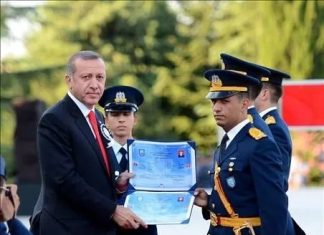 Erdoğan’ın elinden diploma alan kursiyer teğmen Taner Doğan: Filler tepişirken, biz çimler toprağa gömüldük