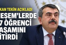 Bakan Tekin Açıkladı: MESEM’lerde 37 Öğrenci Yaşamını Yitirdi
