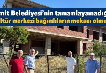 İzmit Belediyesi’nin 10 yıldır tamamlayamadığı kültür merkezi bağımlıların mekanı olmuş
