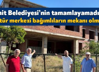 İzmit Belediyesi’nin 10 yıldır tamamlayamadığı kültür merkezi bağımlıların mekanı olmuş