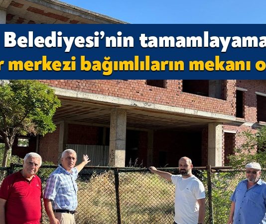 İzmit Belediyesi’nin 10 yıldır tamamlayamadığı kültür merkezi bağımlıların mekanı olmuş