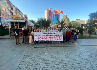 Kocaeli’den dünyaya barış çağrısı