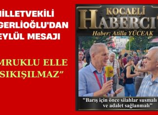 Milletvekili Gergerlioğlu’ndan 1 Eylül mesajı