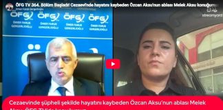 ÖFG TV 364. Bölüm – ‘Cezaevi’nde hayatını kaybeden Özcan Aksu’nun ablası Melek Aksu konuğumuz!’