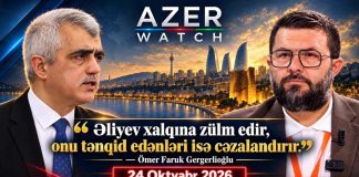 Əliyev hicabı qadağan edir, onu tənqid edənləri cəzalandırır! – Ömər Faruk Gergerlioğlu (TBMM)