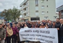 Arslan Apartmanı önünde açıklama: ‘Rant değil yaşamı savunuyoruz’