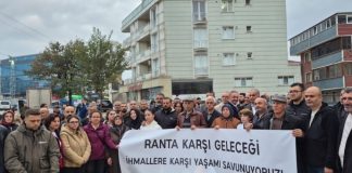 Arslan Apartmanı önünde açıklama: ‘Rant değil yaşamı savunuyoruz’