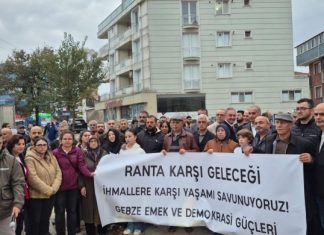 Arslan Apartmanı önünde açıklama: ‘Rant değil yaşamı savunuyoruz’